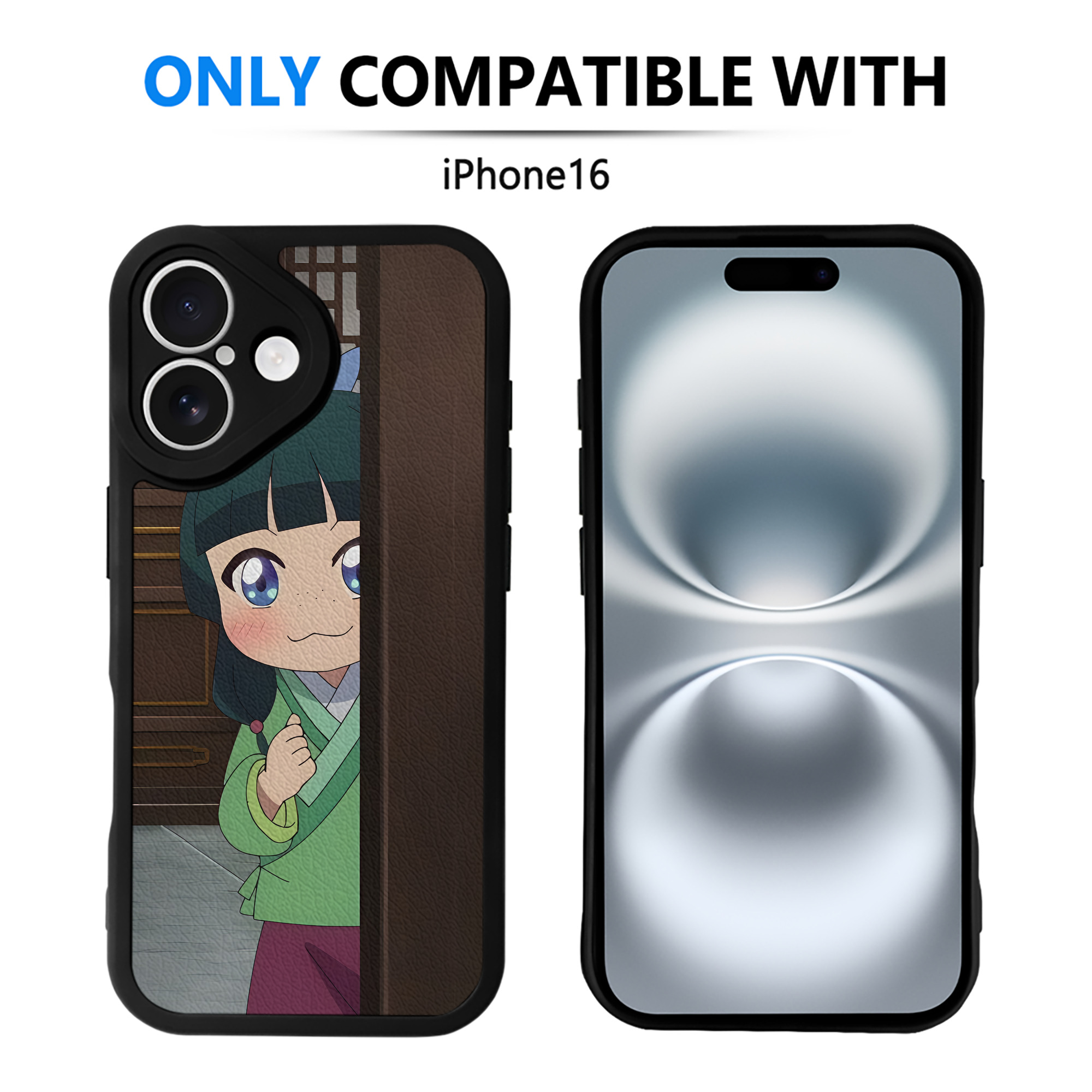 薬屋のひとりごと The Apothecary Diaries 【iPhone 16シリーズ対応】シリコンスマホケース（レザー調） 材質：シリコン